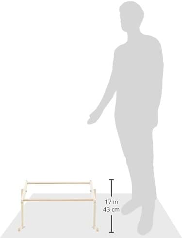 פרנק א. אדמונדס הברכיים Stand-8.5 x24 | נייטרלי עץ | חבילה של טבלה מתכווננת אחת, סגולה